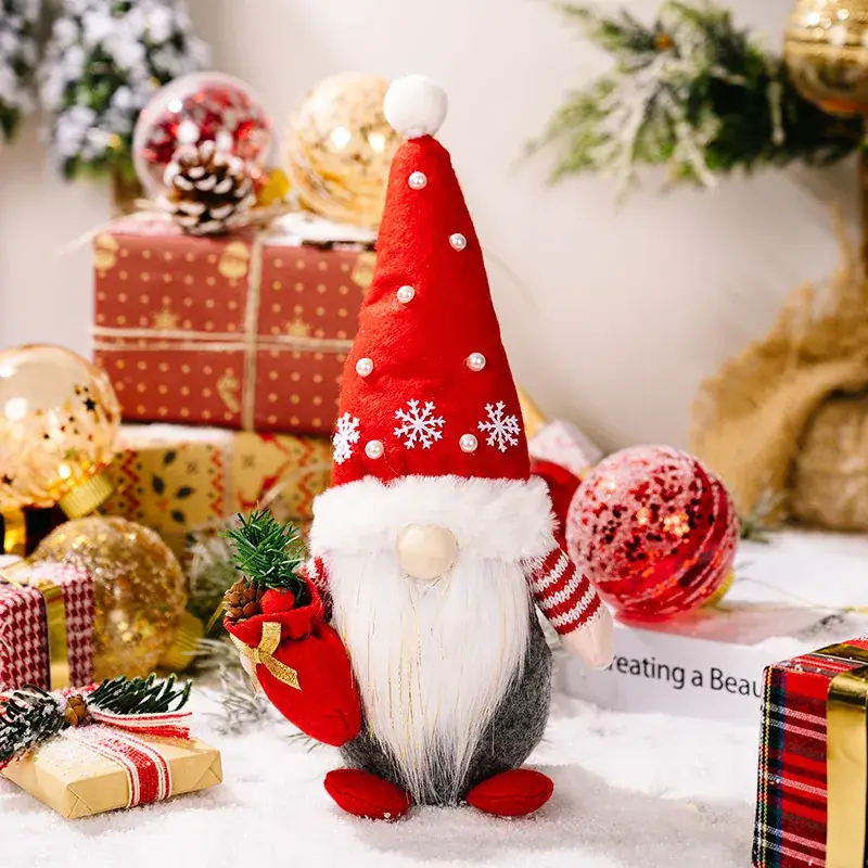 Red Christmas Santa Doll Decoration for Trees - Image 6