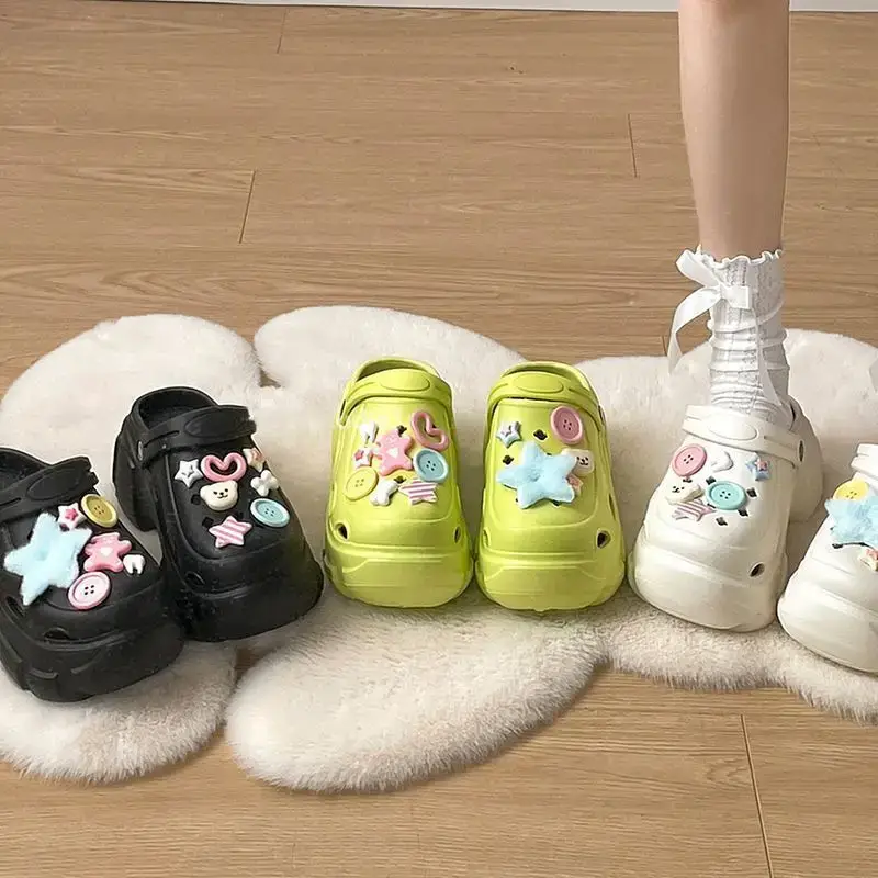 Women's Cute Clogs Summer 2024 Non-Slip Thick Soles - Image 4
