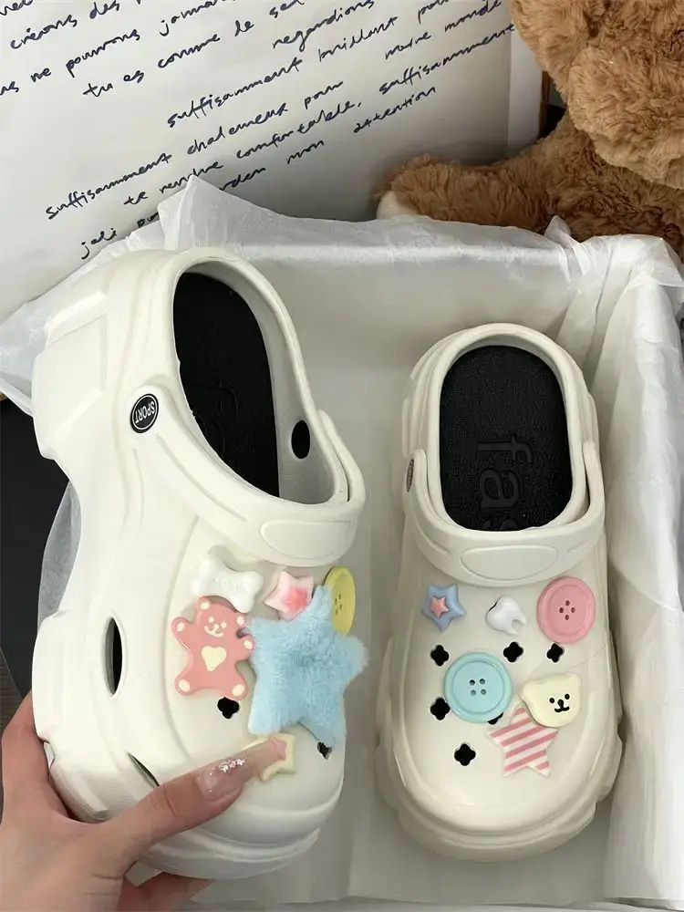 Women's Cute Clogs Summer 2024 Non-Slip Thick Soles — feature 12
