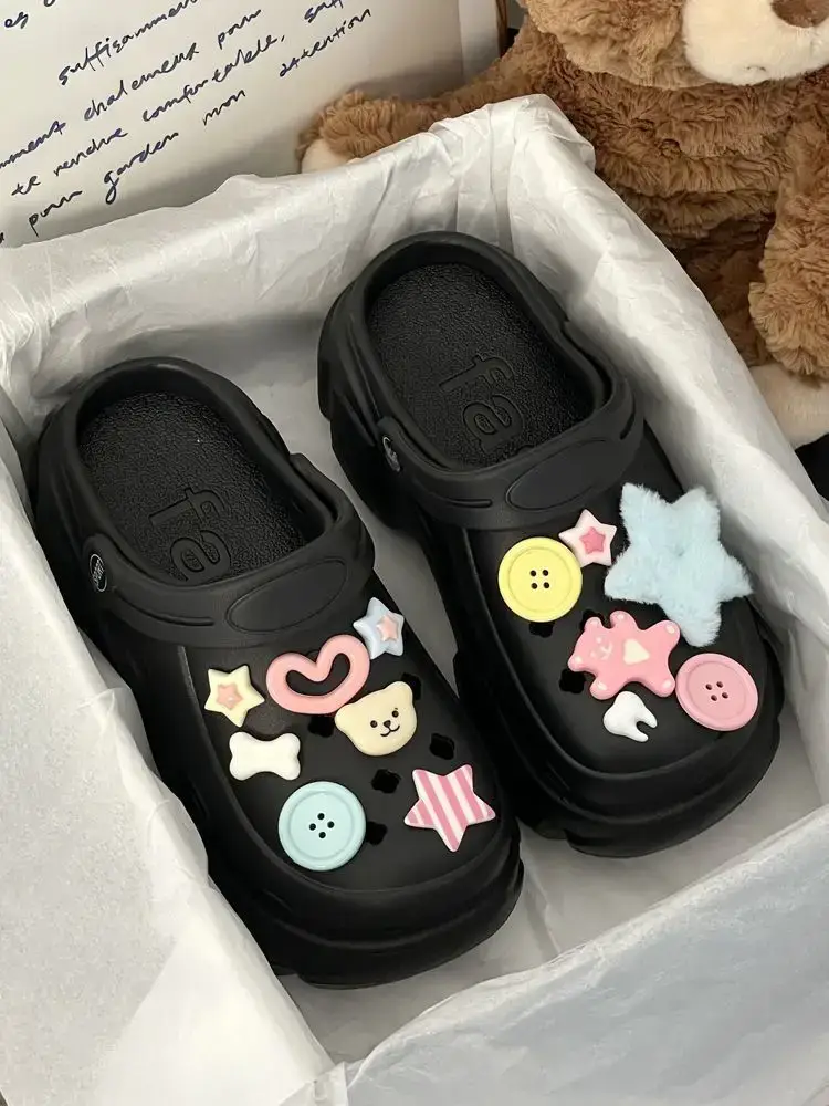 Women's Cute Clogs Summer 2024 Non-Slip Thick Soles — feature 19