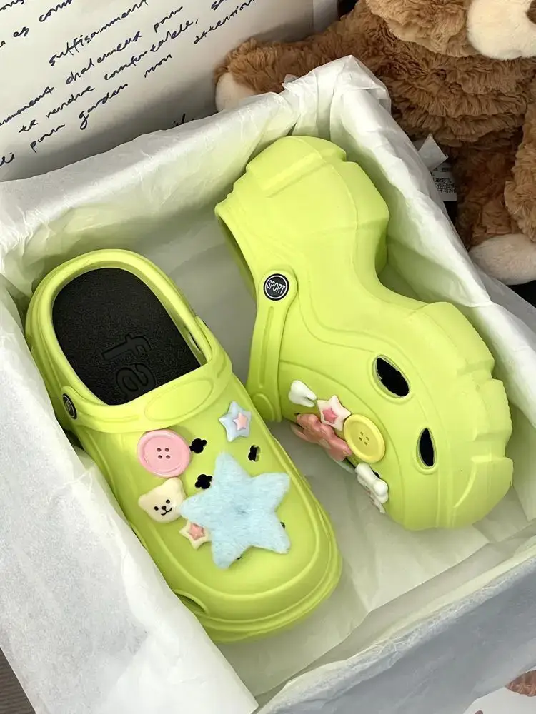 Women's Cute Clogs Summer 2024 Non-Slip Thick Soles — feature 21