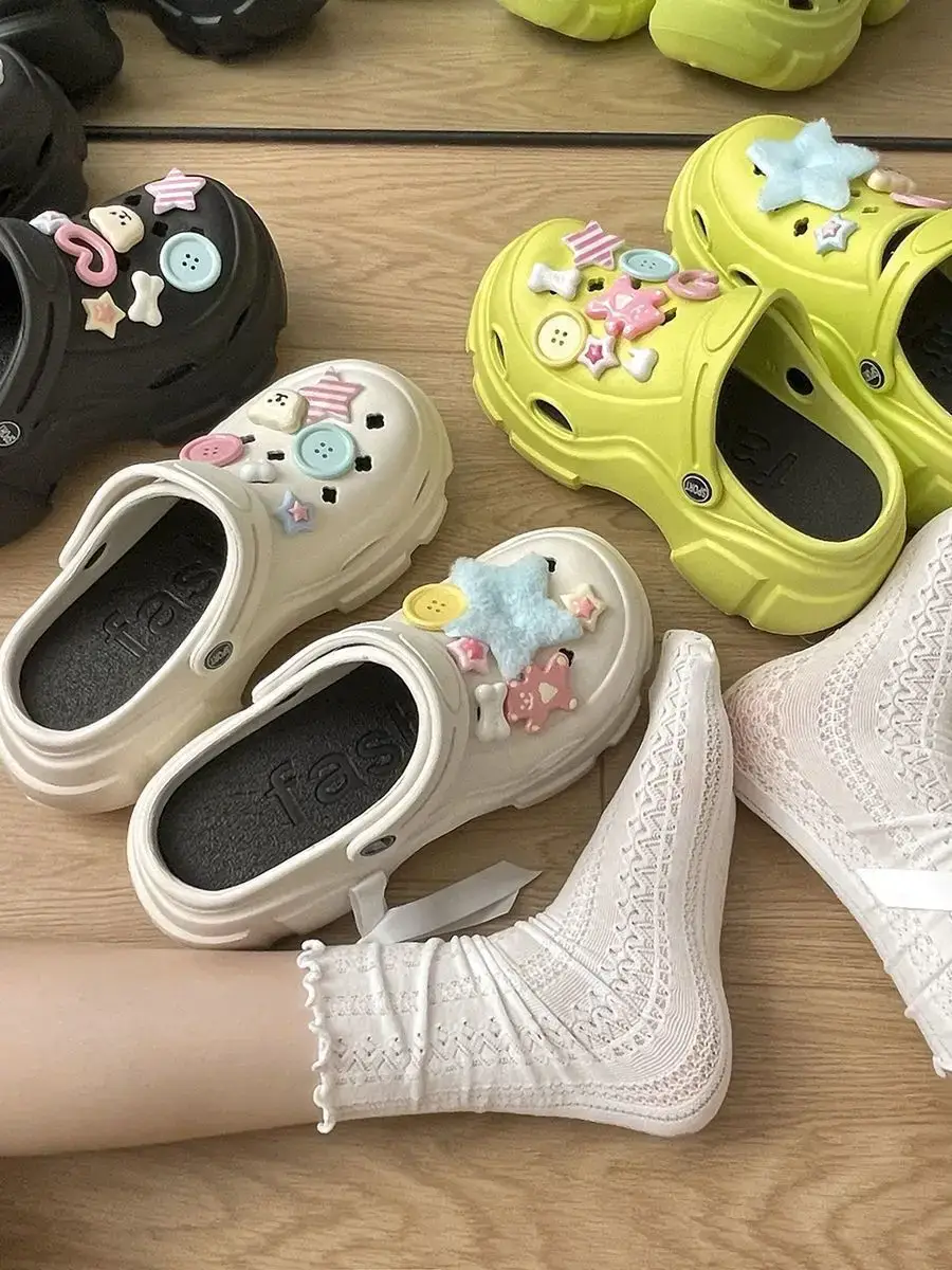 Women's Cute Clogs Summer 2024 Non-Slip Thick Soles — feature 23