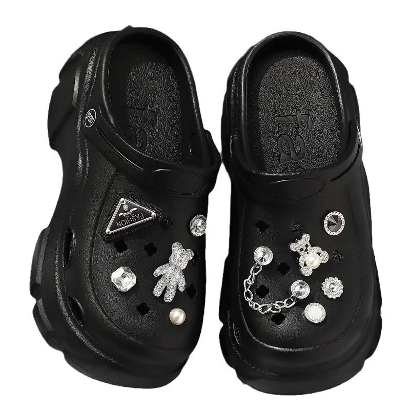 Senma Cave Shoes Women's Summer Outwear Internet-famous Thick Bottom Slippers Non-slip Deodorant Beach Sandals Casual All-match - Image 7