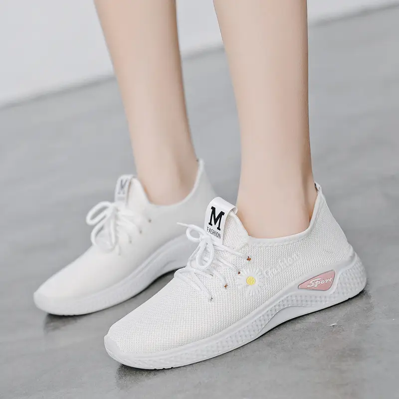 Spring and summer new daisy women's cloth shoes breathable casual shoes children's sneaker student shoes stall supply wholesale - Image 2
