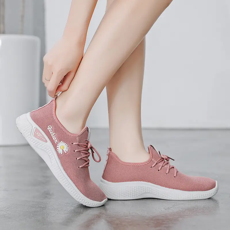 Spring and summer new daisy women's cloth shoes breathable casual shoes children's sneaker student shoes stall supply wholesale - Image 3