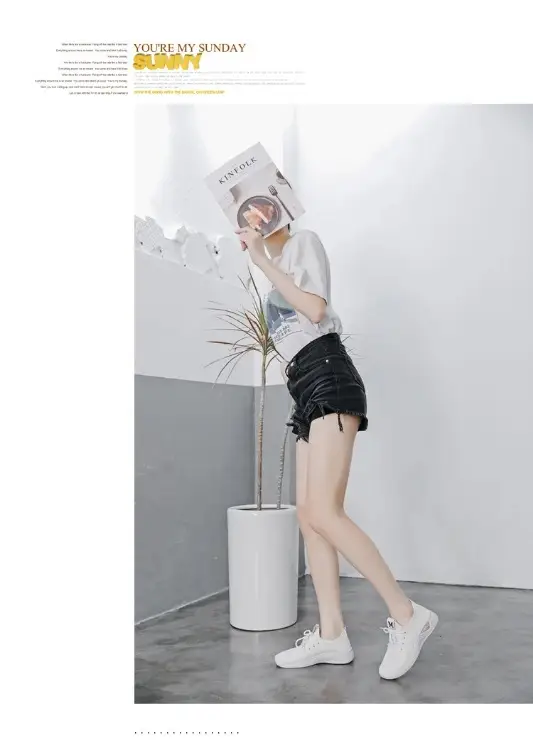 Spring and summer new daisy women's cloth shoes breathable casual shoes children's sneaker student shoes stall supply wholesale — feature 2