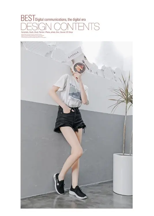 Spring and summer new daisy women's cloth shoes breathable casual shoes children's sneaker student shoes stall supply wholesale — feature 7