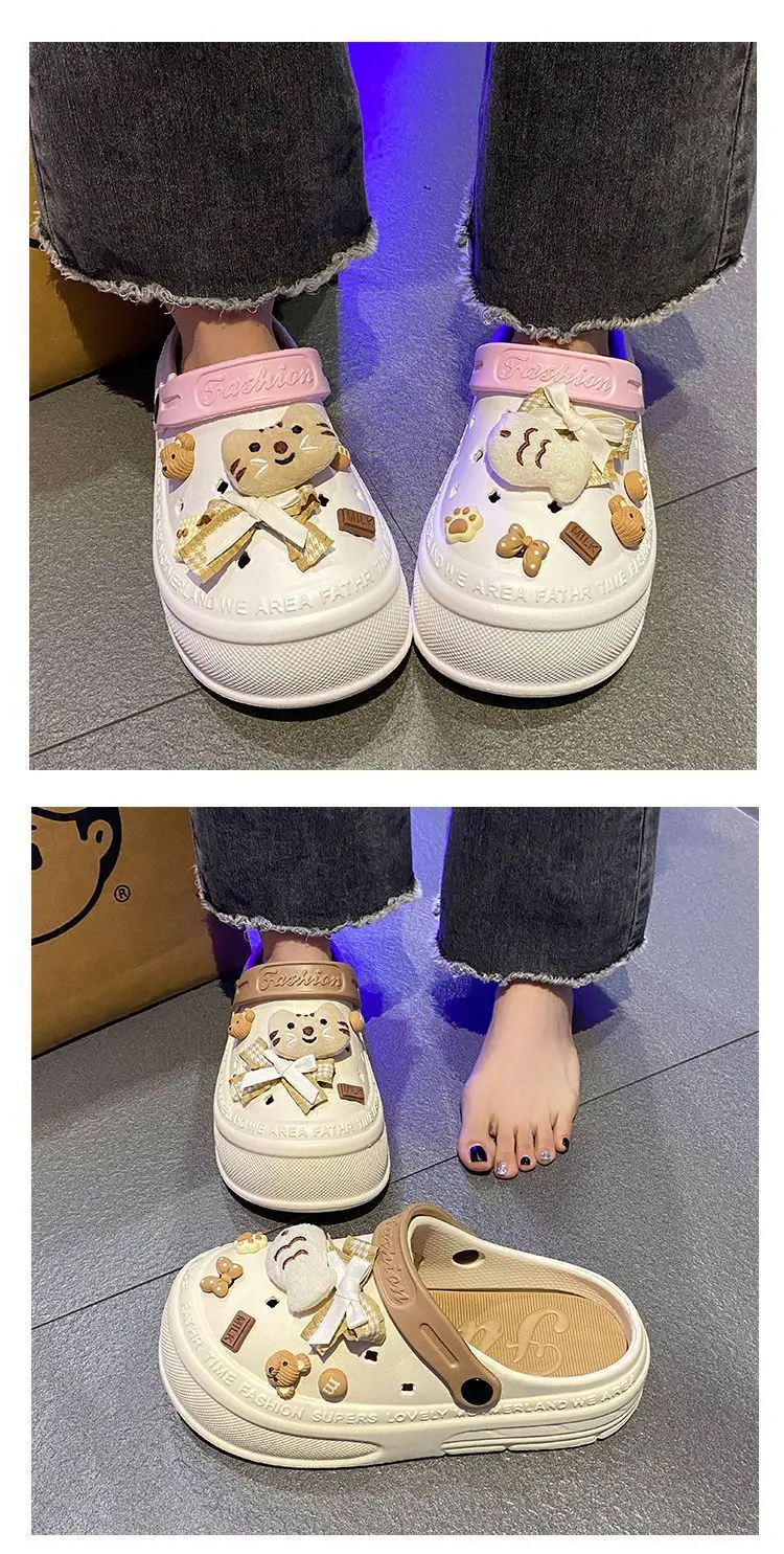 Women's Pink Bear Design Sandals 2024 Summer — feature 16
