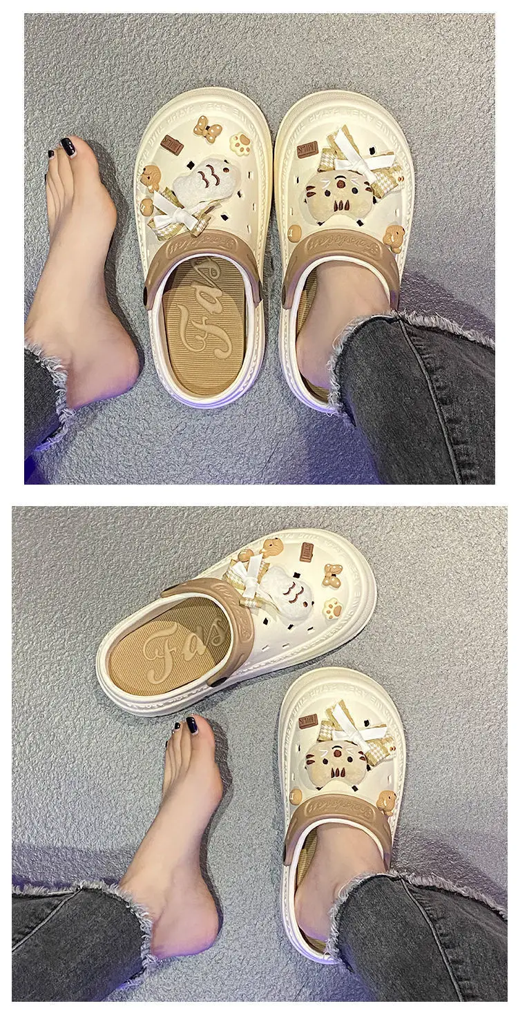 Women's Pink Bear Design Sandals 2024 Summer — feature 19