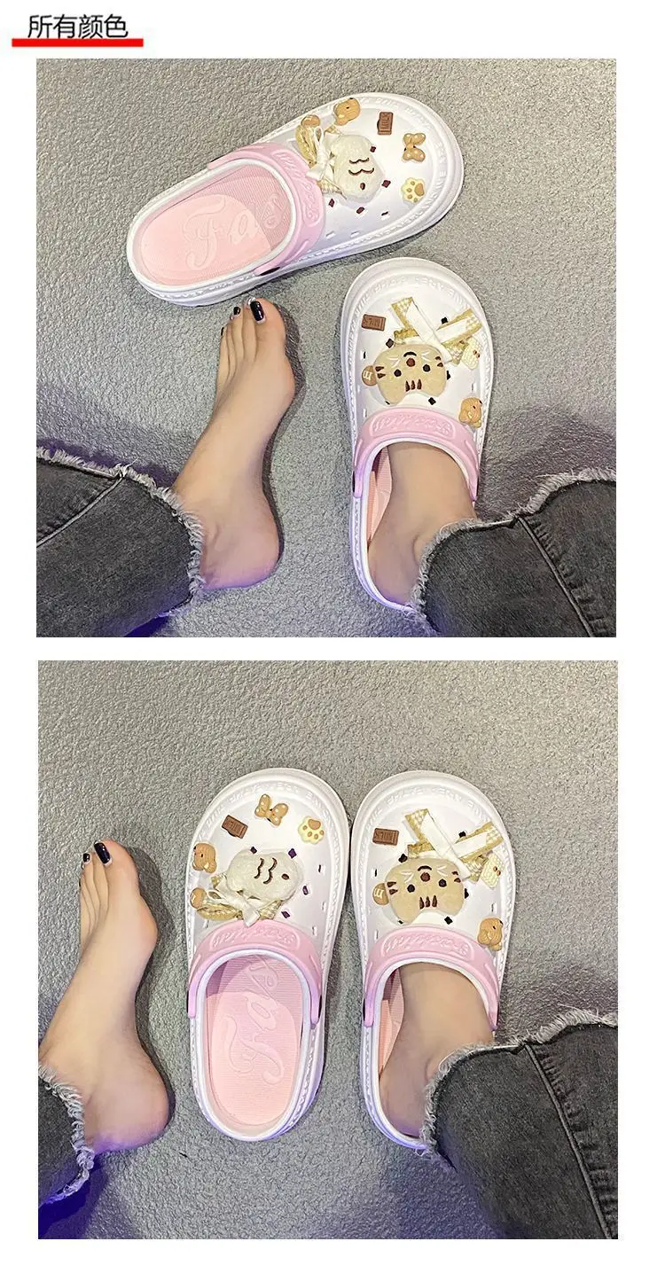 Women's Pink Bear Design Sandals 2024 Summer — feature 21