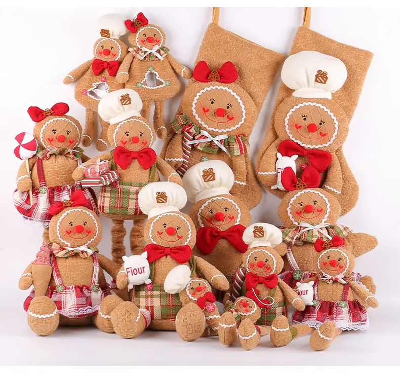 Christmas Gingerbread Doll with Red Dress 211g — feature 11