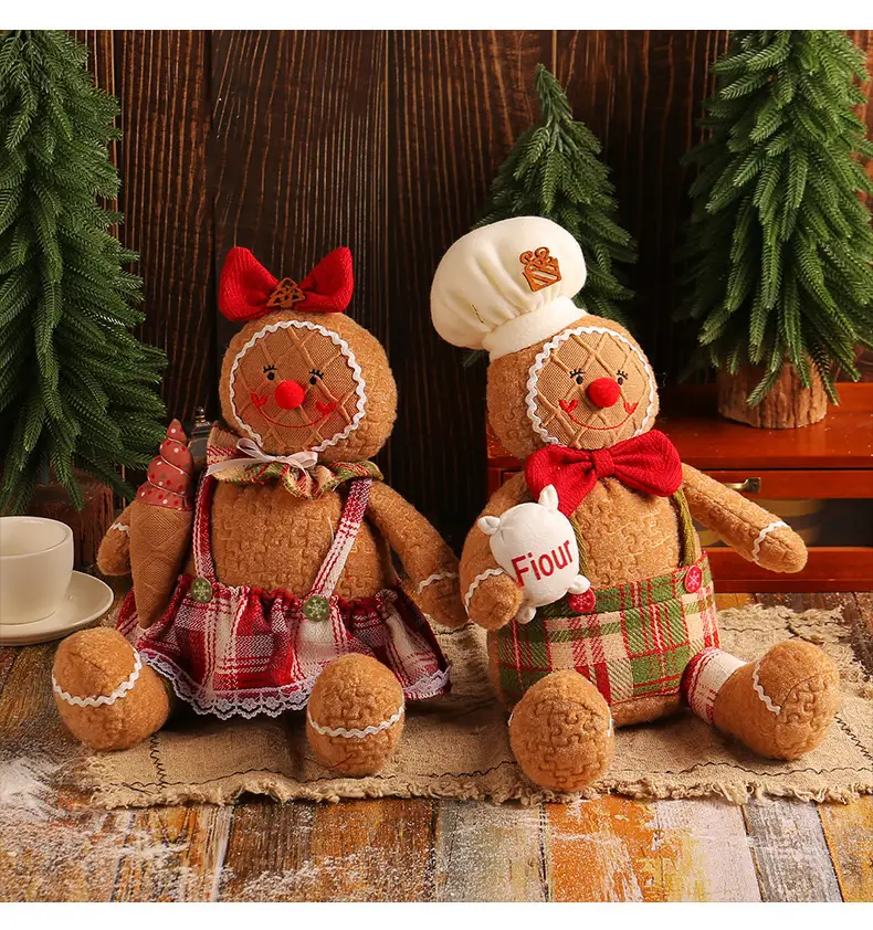 Christmas Gingerbread Doll with Red Dress 211g — feature 7