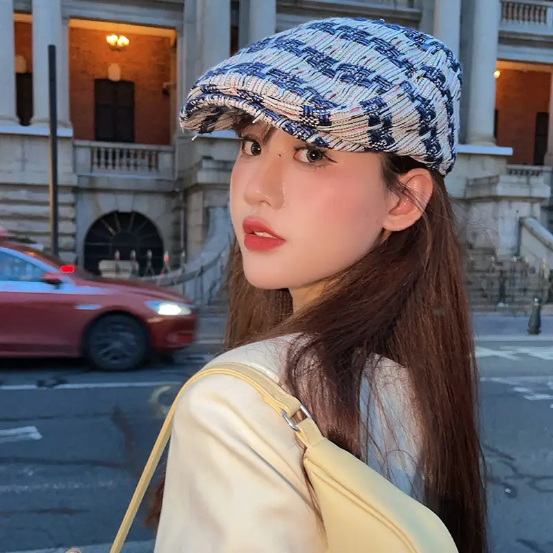 Women Duck Tongue Forward Hat Retro Japanese Style - Image 4