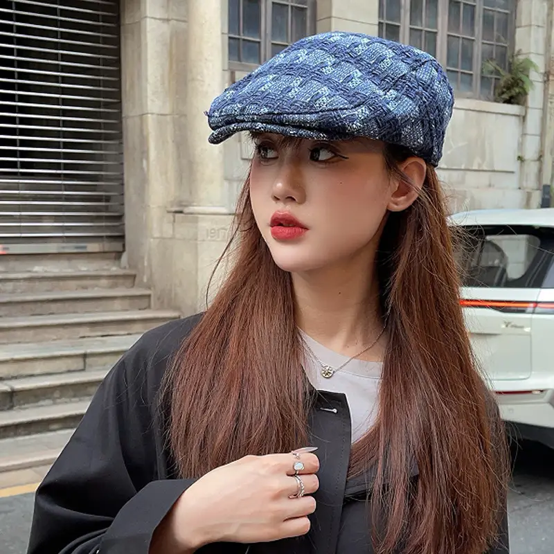 Women Duck Tongue Forward Hat Retro Japanese Style - Image 5