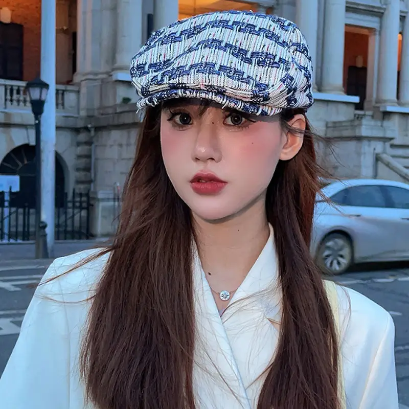 Women Duck Tongue Forward Hat Retro Japanese Style - Image 6