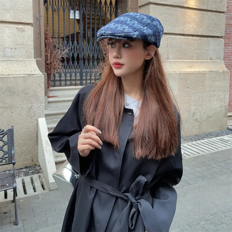 Women Duck Tongue Forward Hat Retro Japanese Style — feature 11