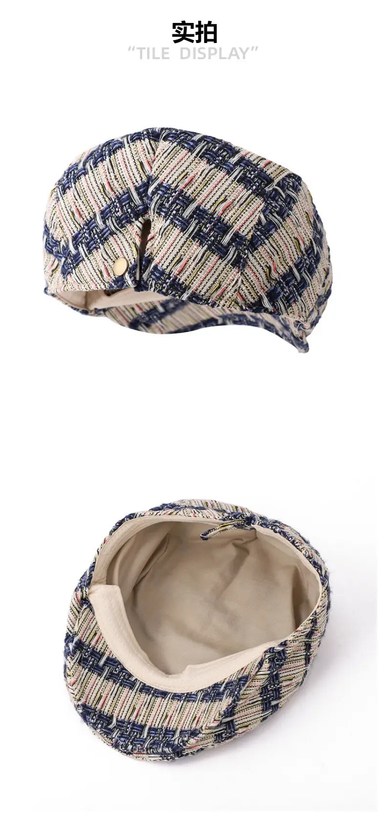 Women Duck Tongue Forward Hat Retro Japanese Style — feature 2