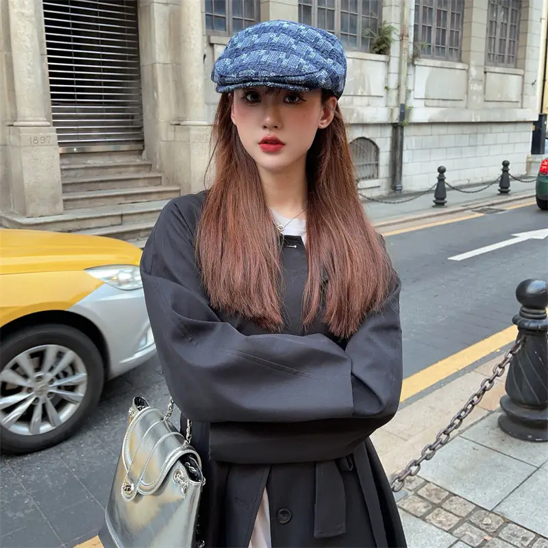 Women Duck Tongue Forward Hat Retro Japanese Style — feature 8