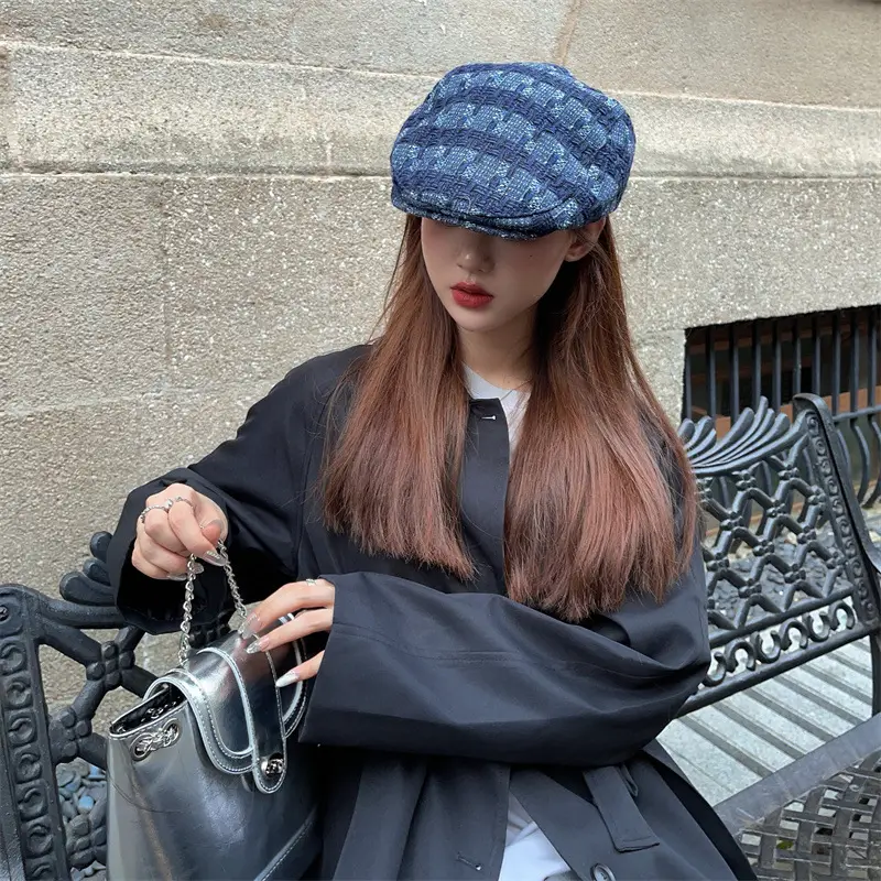 Women Duck Tongue Forward Hat Retro Japanese Style — feature 9