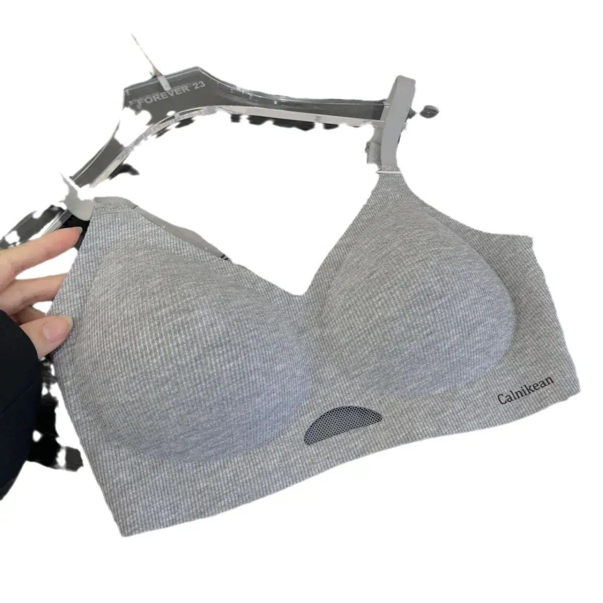 Oxygen Cotton 3D Jelly Sports Bra Large U-Back