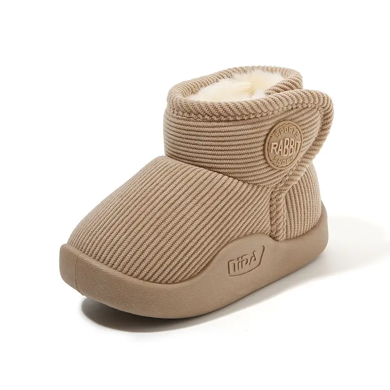 Winter Cotton Snow Boots for Boys Girls Soft Sole