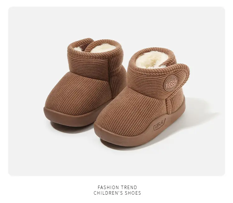 Winter Cotton Snow Boots for Boys Girls Soft Sole — feature 17