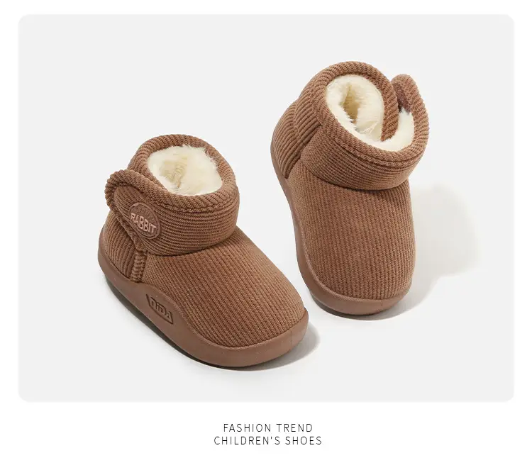 Winter Cotton Snow Boots for Boys Girls Soft Sole — feature 18