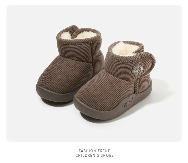 Winter Cotton Snow Boots for Boys Girls Soft Sole — feature 23