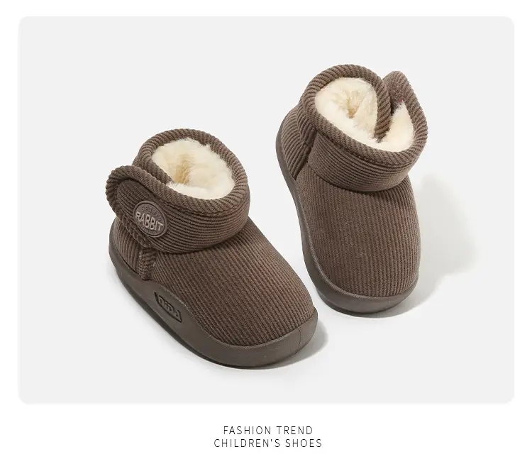 Winter Cotton Snow Boots for Boys Girls Soft Sole — feature 24