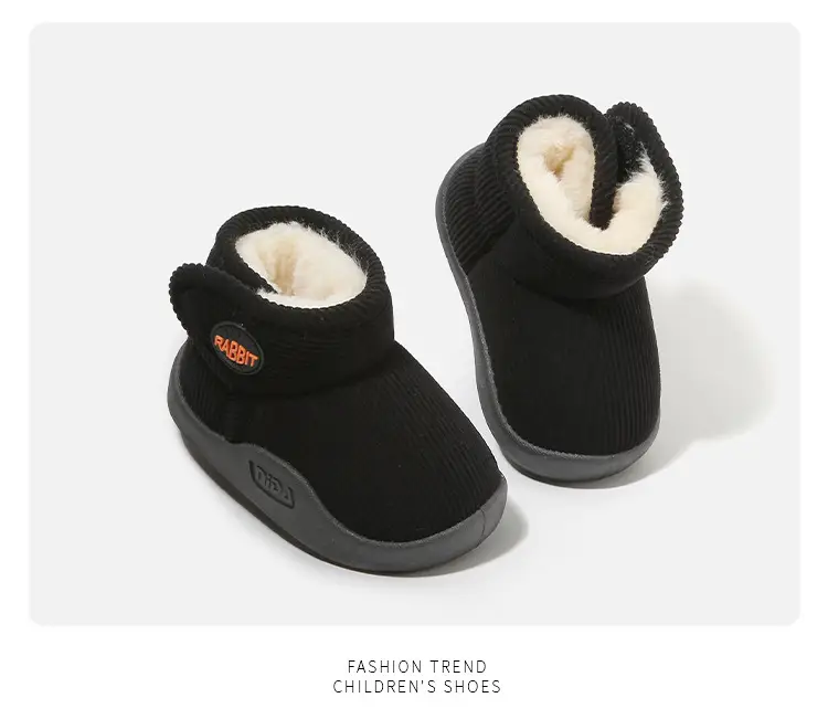 Winter Cotton Snow Boots for Boys Girls Soft Sole — feature 27
