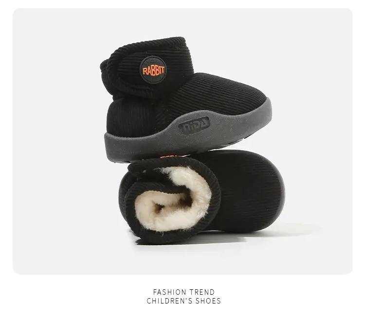 Winter Cotton Snow Boots for Boys Girls Soft Sole — feature 28