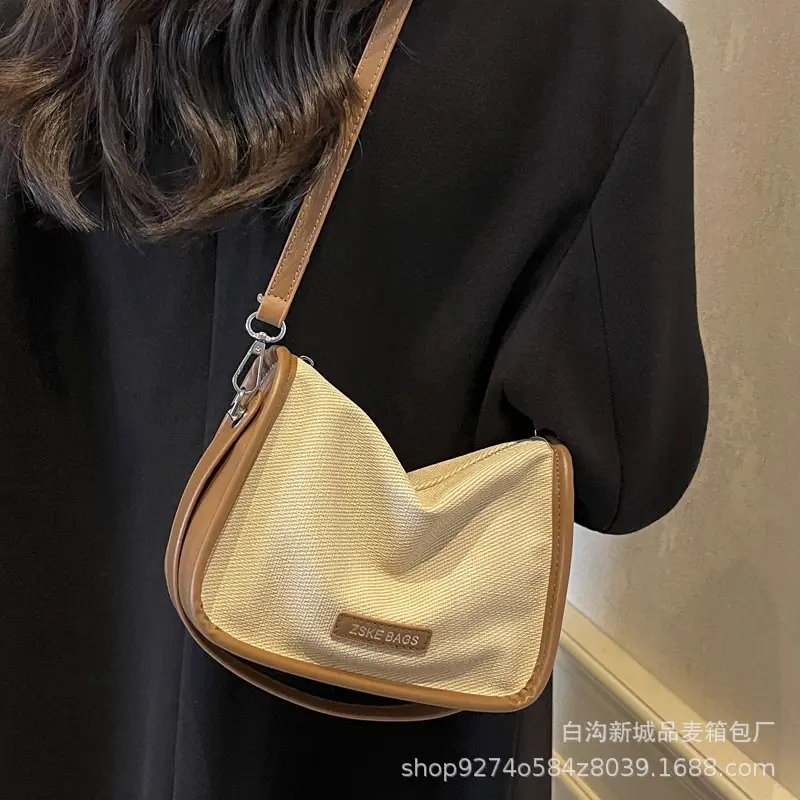 Women's Small Crossbody Bag Tan Leather 2024 - Image 8
