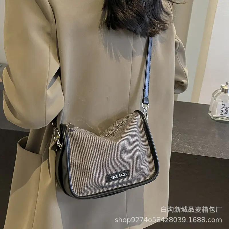 Women's Small Crossbody Bag Tan Leather 2024 - Image 9