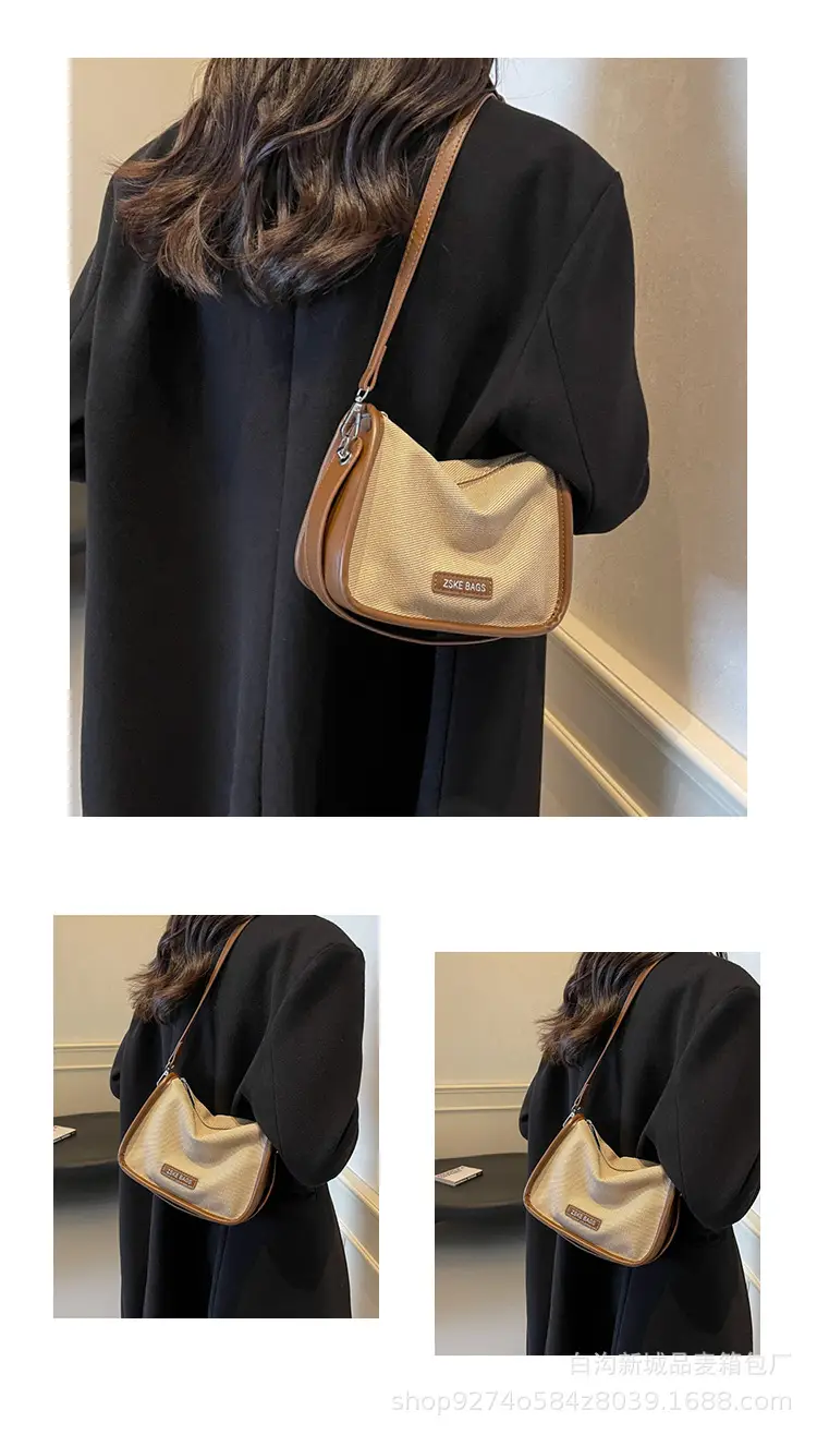 Women's Small Crossbody Bag Tan Leather 2024 — feature 11
