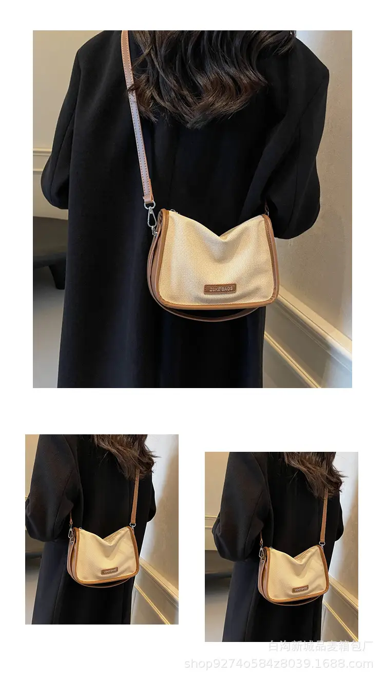 Women's Small Crossbody Bag Tan Leather 2024 — feature 12