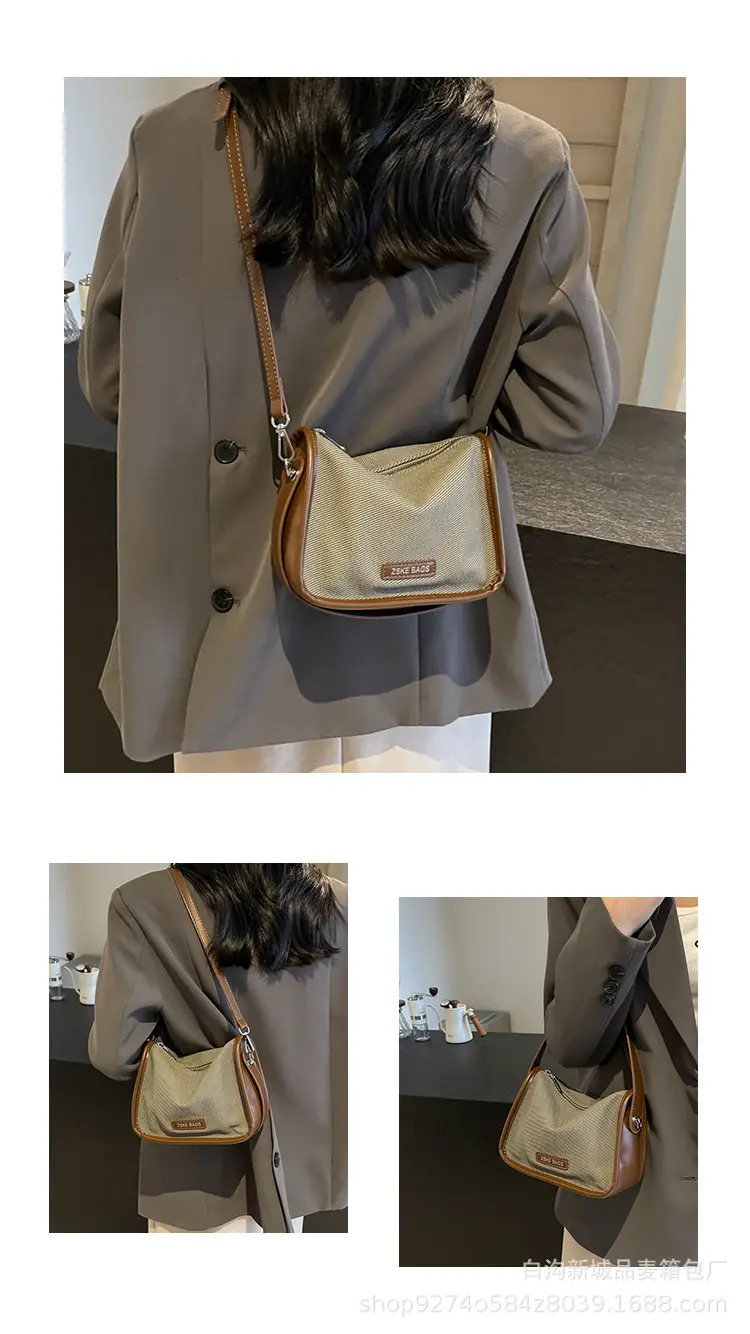 Women's Small Crossbody Bag Tan Leather 2024 — feature 14