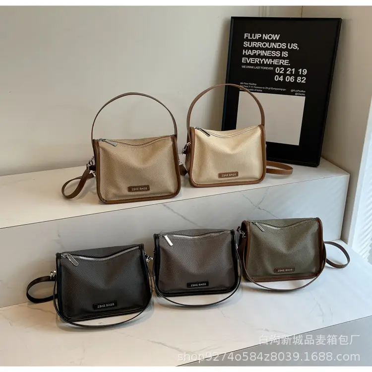Women's Small Crossbody Bag Tan Leather 2024 — feature 15
