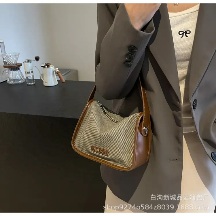 Women's Small Crossbody Bag Tan Leather 2024 — feature 21