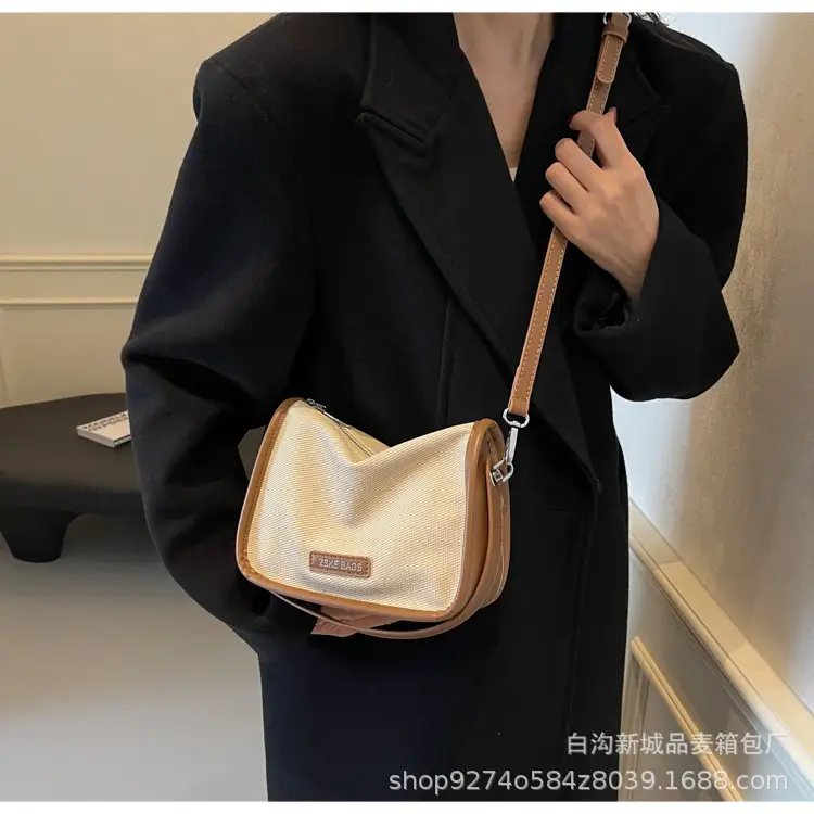 Women's Small Crossbody Bag Tan Leather 2024 — feature 23
