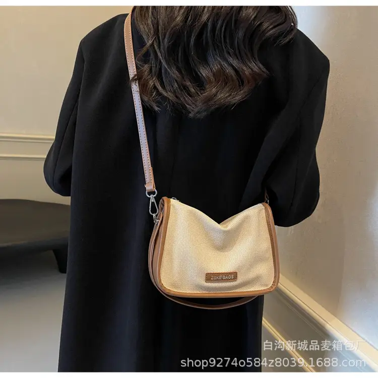 Women's Small Crossbody Bag Tan Leather 2024 — feature 24