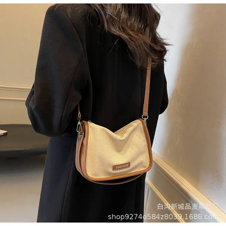 Women's Small Crossbody Bag Tan Leather 2024 — feature 25