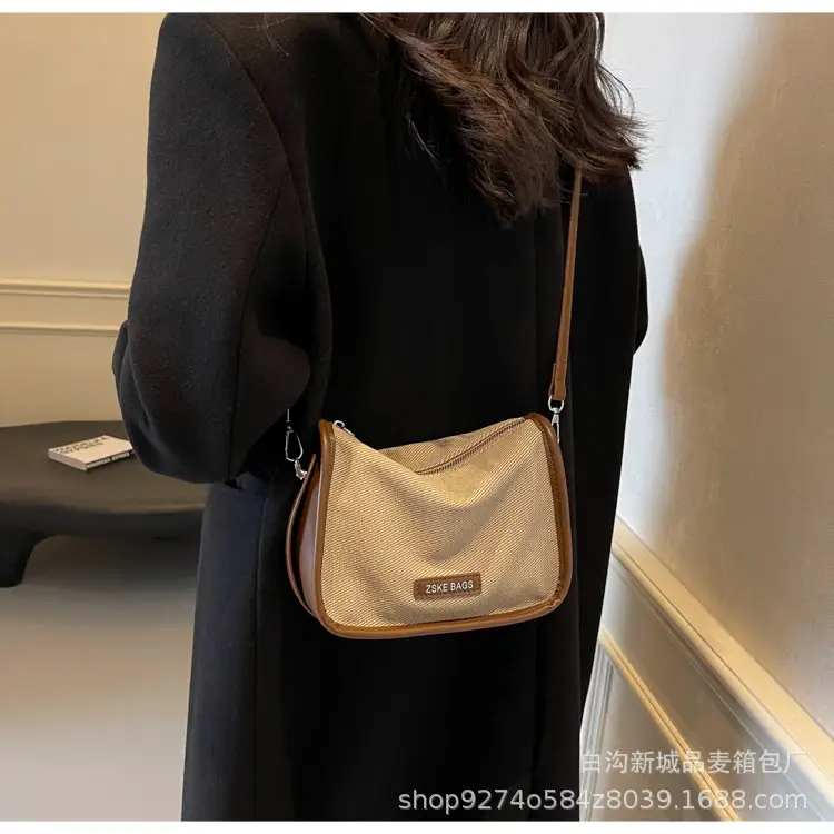 Women's Small Crossbody Bag Tan Leather 2024 — feature 26