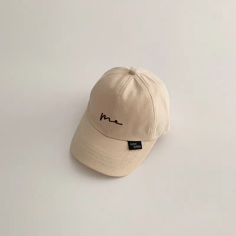 New Kids Cap Beige Baseball Western Style - Image 10