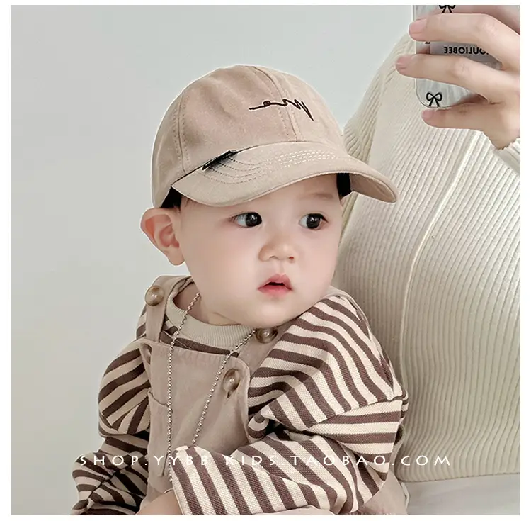 New Kids Cap Beige Baseball Western Style — feature 2