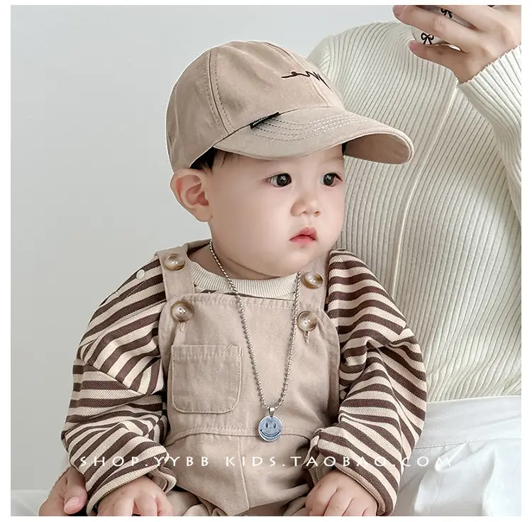 New Kids Cap Beige Baseball Western Style — feature 6