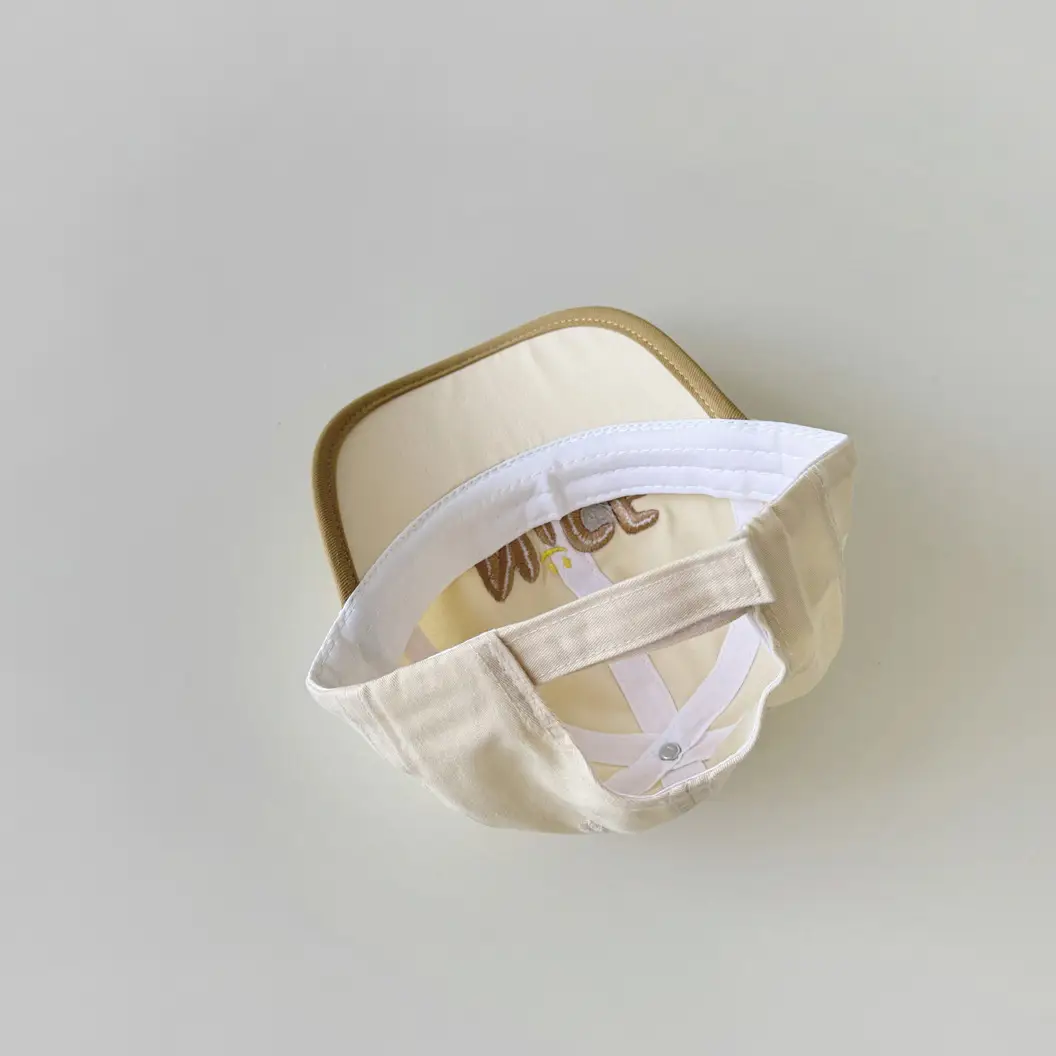 Yipan Korean Children's Beige Baseball Cap 2025 Spring Autumn - Image 8