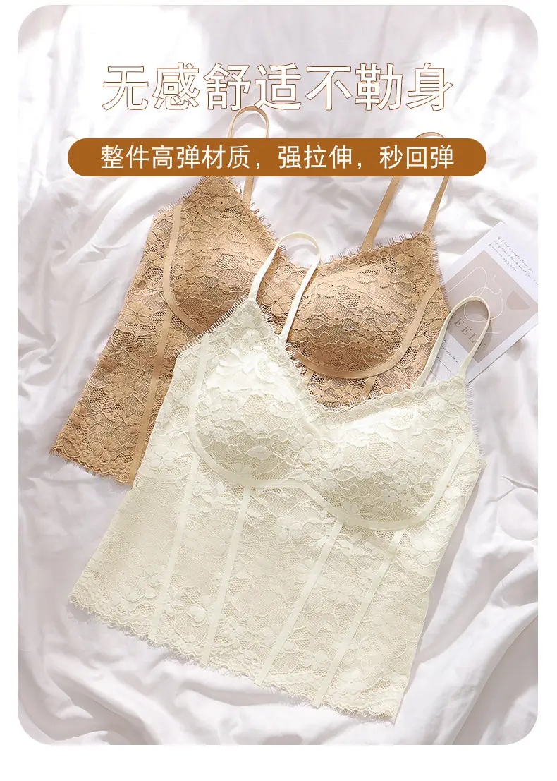 Warm Long Eyelash Back Sling V-Neck Top — feature 11