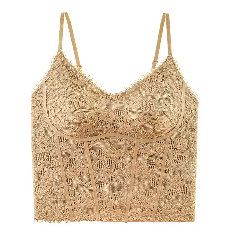 Warm Long Eyelash Back Sling V-Neck Top