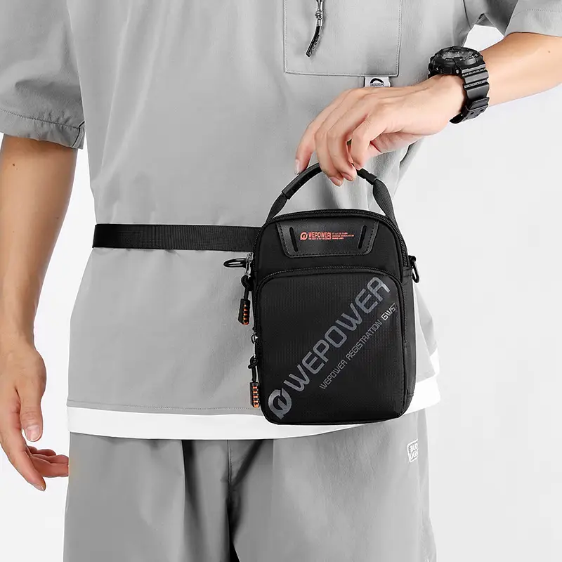 WEPOWER New Crossbody Bag Large Capacity Black - Image 7