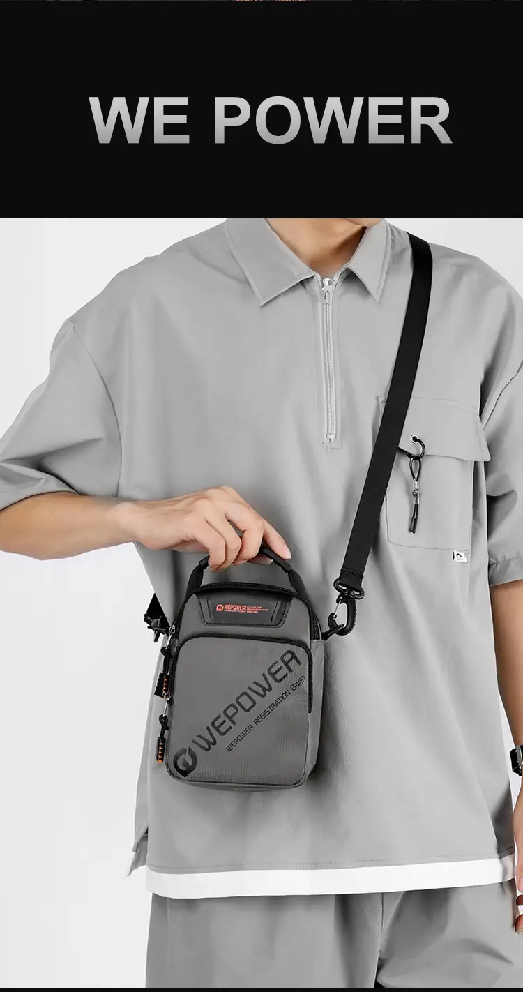 WEPOWER New Crossbody Bag Large Capacity Black — feature 14